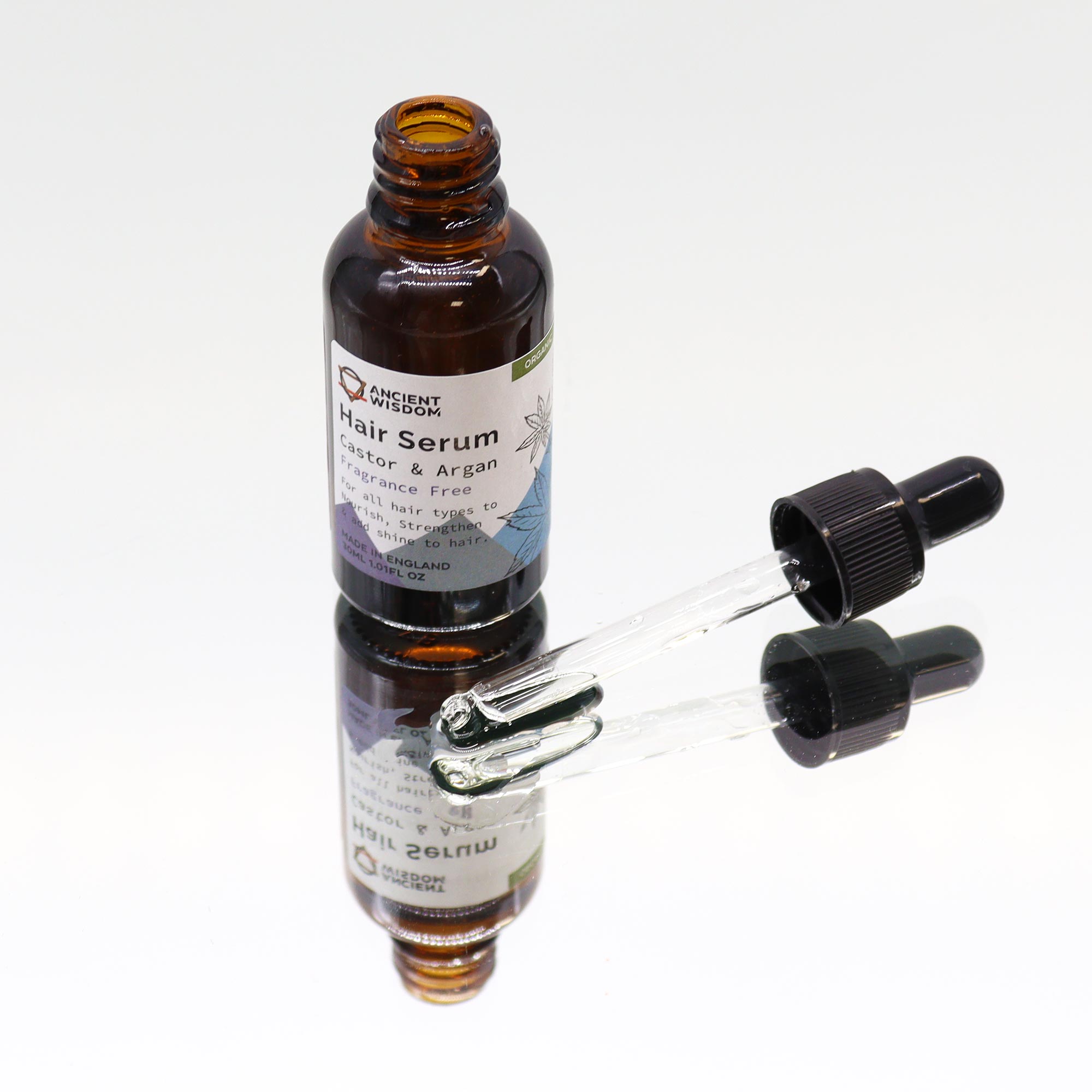 Organic Hair Serum 30ml - Unfragranced - Image 3