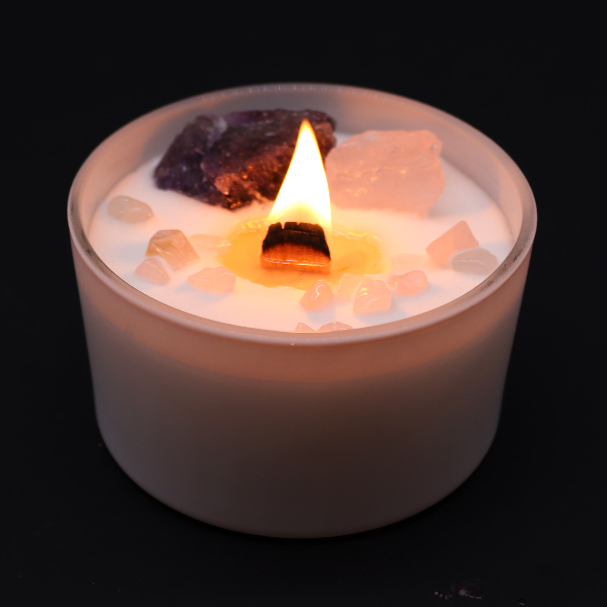 Chakra Crystal Candles - Third Eye Chakra - Image 5