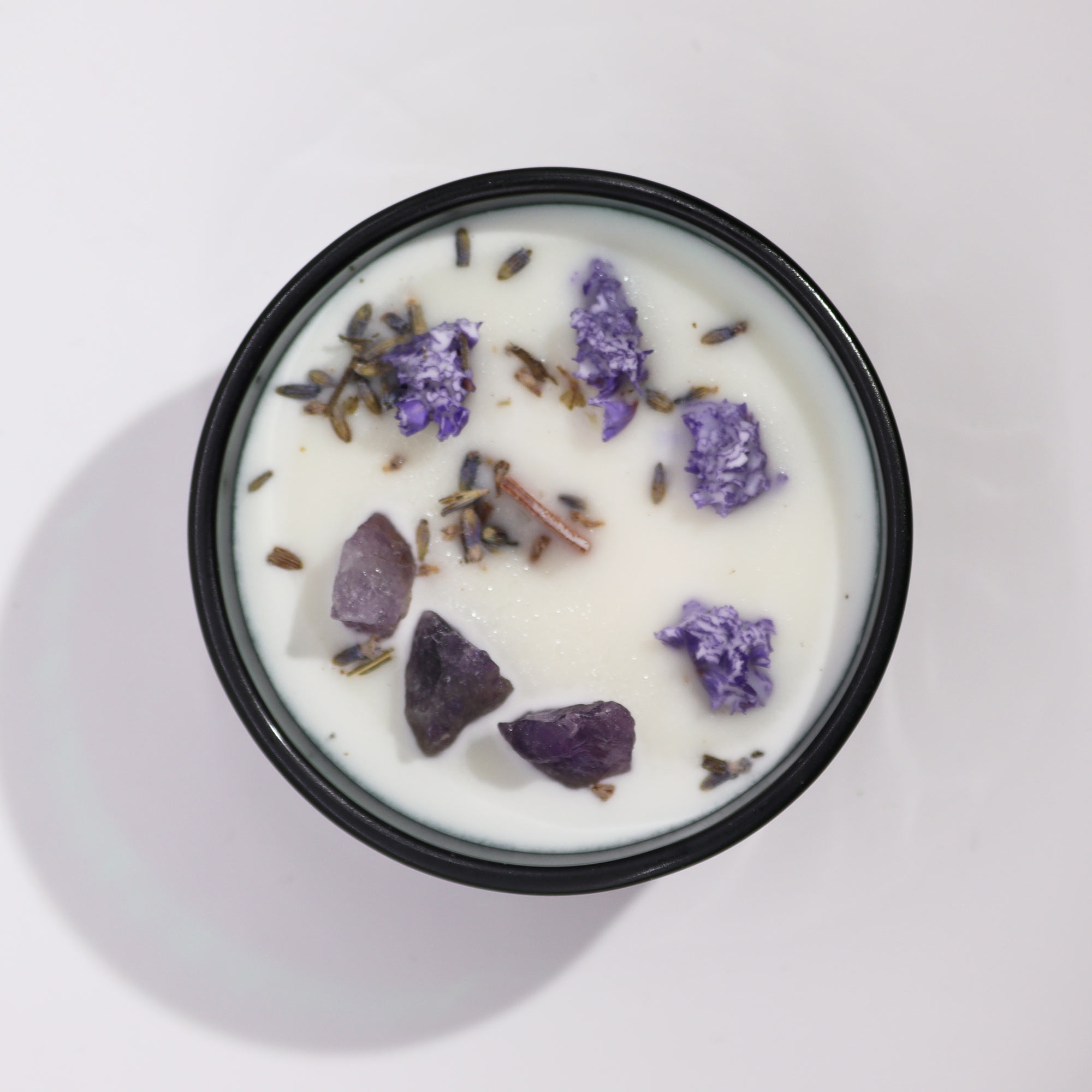 Hop Hare Crystal Magic Flower Candle - The Moon - Image 4