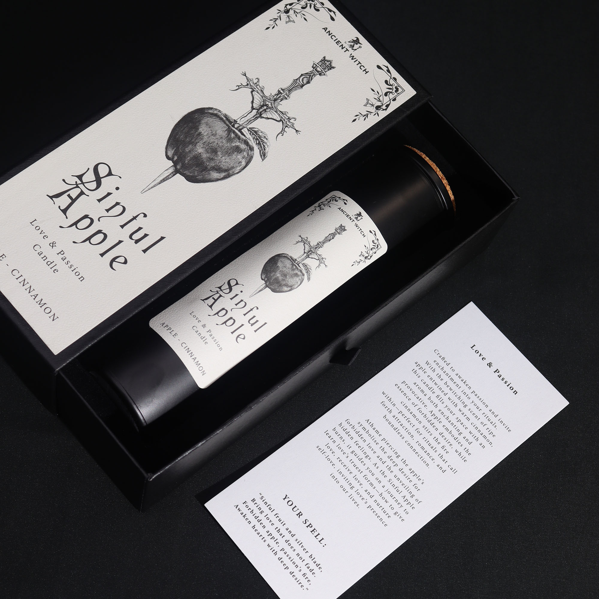 Ancient Witch Ritual Candles - Sinful Apple - Image 4