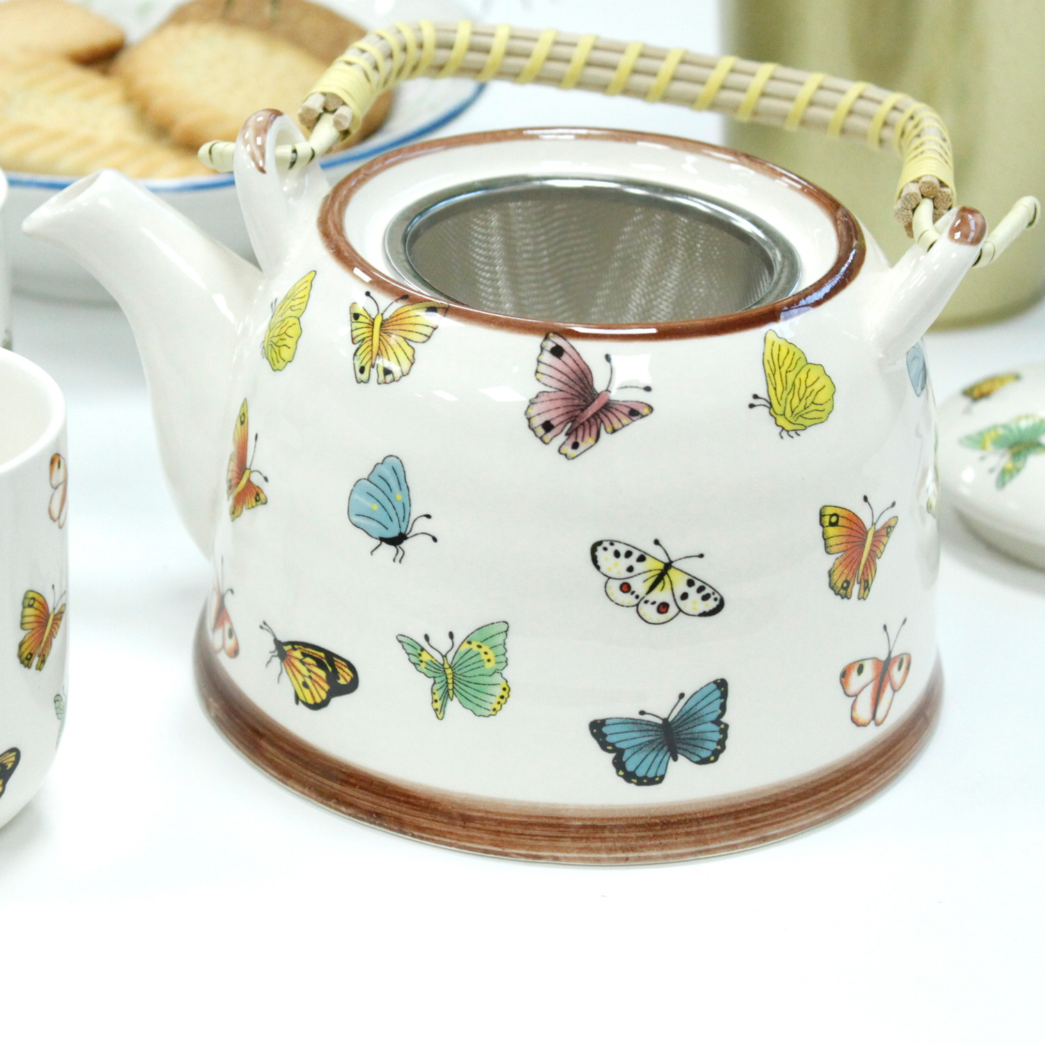 Herbal Teapot Set - Butterflies - Image 8